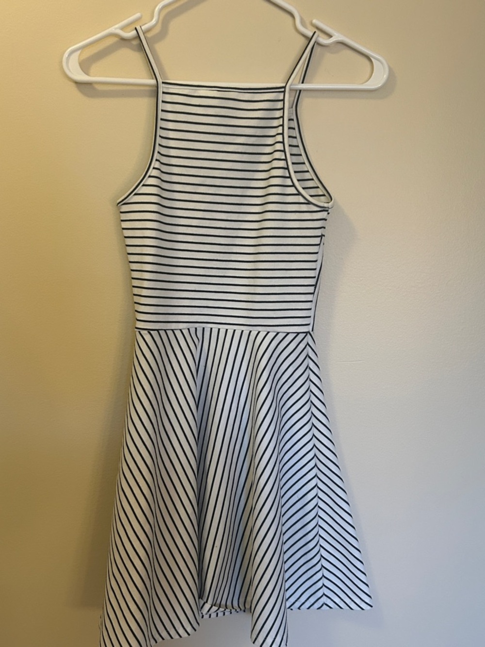 H&M Divided Black & White Striped Fit & Flare Dress | Size 2 - Picture 3 of 3